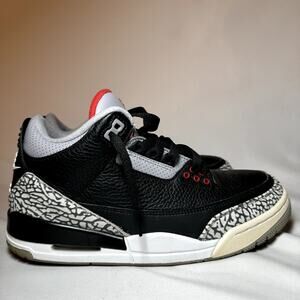 Size 8.5 - Nike Air Jordan 3 Retro OG Black Cement 2018 Men's Shoes